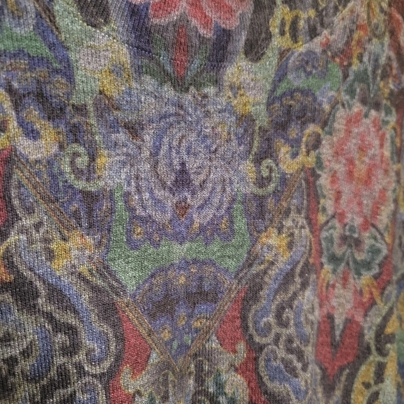 Soft Surroundings Ladies High Low Paisley Tunic - Size (S) - Excellent Condition - Picture 2 of 9